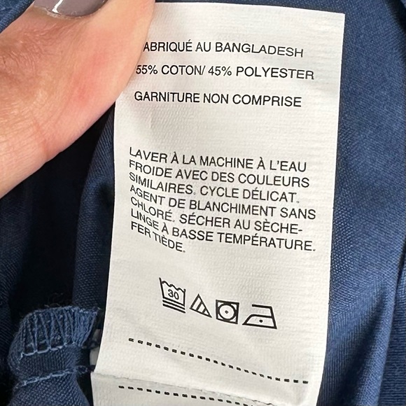 NWT Cubavera Four Pocket Guayabera Shirt Ensign Blue - Picture 16 of 16